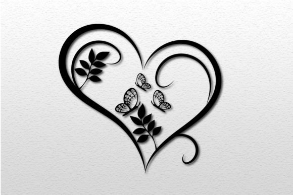 Butterfly Floral Love Valentine