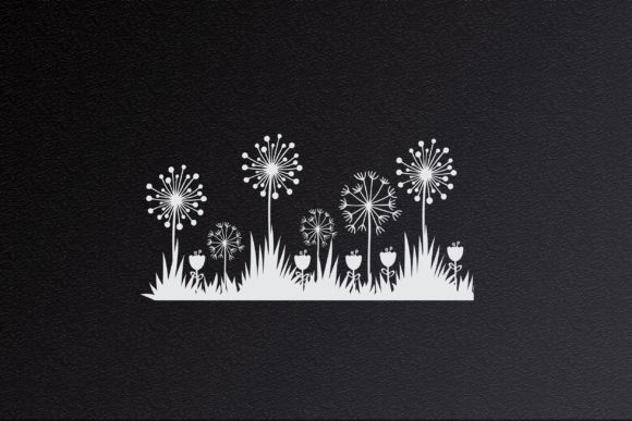 Cute Floral Small Garden with Grass