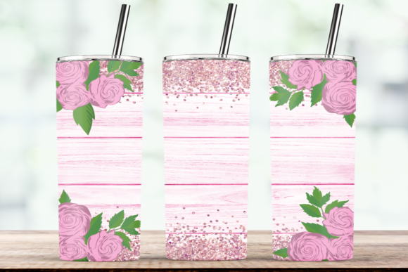 Floral Flower 20 Oz Tumbler Warped