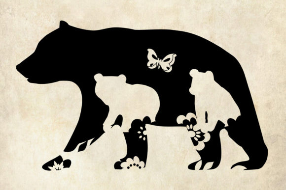 Floral Mama Bear