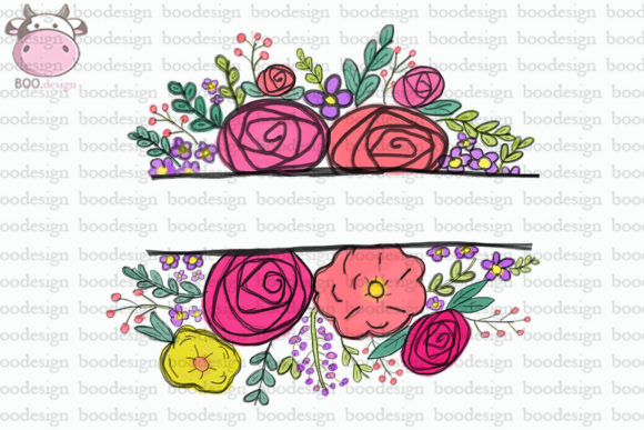 Floral Mother Day Hand Drawn PNG