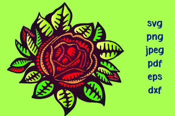 Rose Floral Illustration