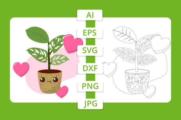 Valentine Floral Kawaii Garden Ornament